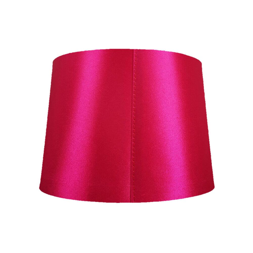 Sales Today Interiror Hot Pink 8" (20Cm) Empire Silk Fabric Drum Shape Table Lamp & Ceiling Pendant Light Shade (Hot Pink)