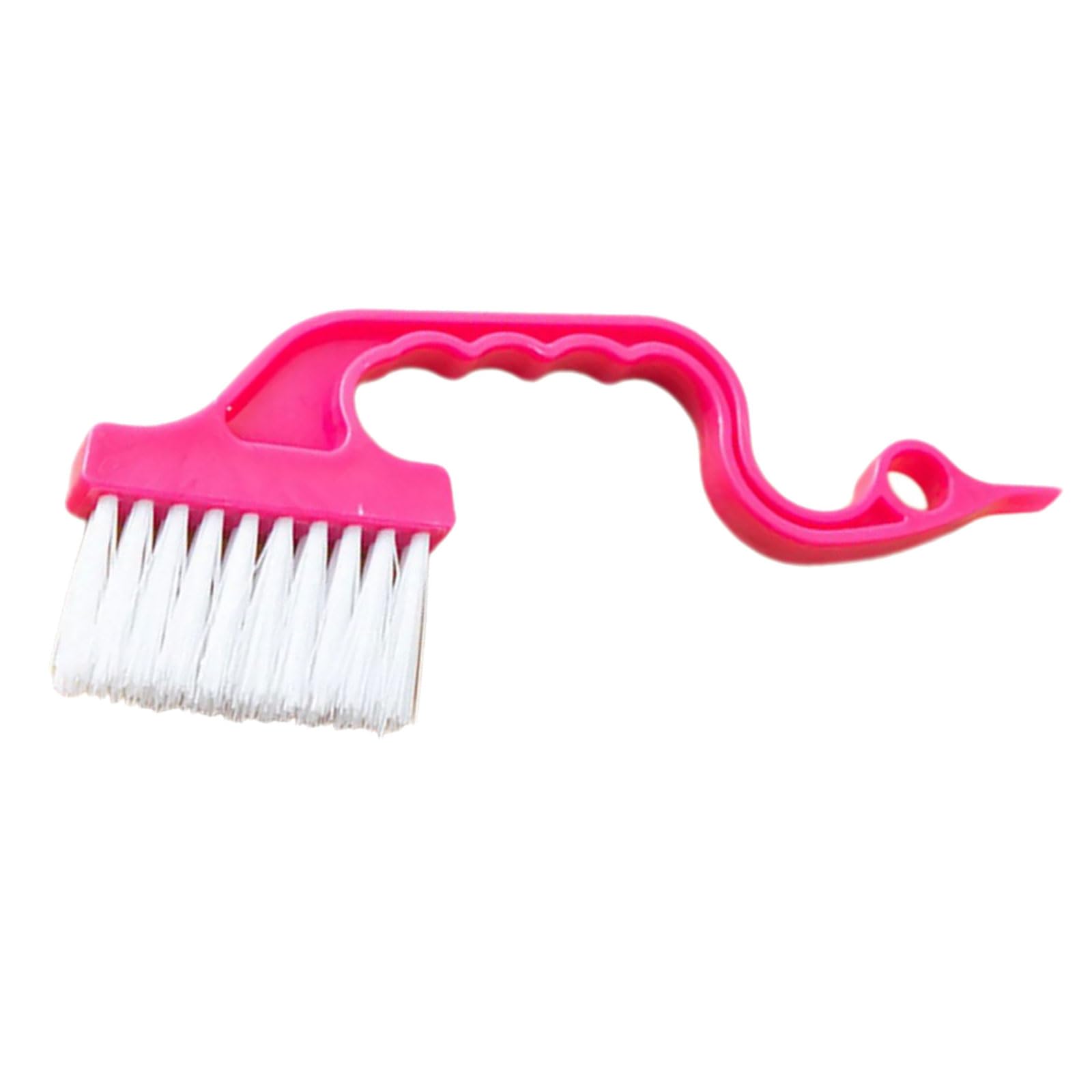 Ergonomic Narrow Space Tool with Flexible Edges Multi-Surface Brush for Grout & Tracks Grooves Gaps Cleans Brush