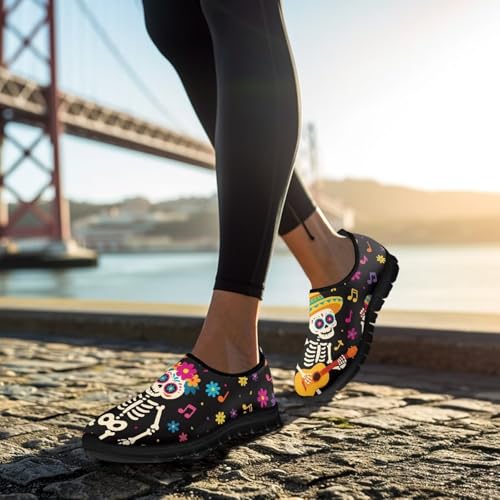 Image of Womens Slip On Walking Shoes Non Slip Loafer Breathable Holiday Travel Shoe Lightweight Casual Low Top Sneakers SizeUS 5.5-11.5