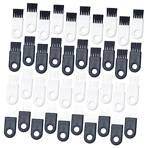 HONMEET 40pcs Scrub Brushes for Cleaning Electric Shaver Hair Clipper