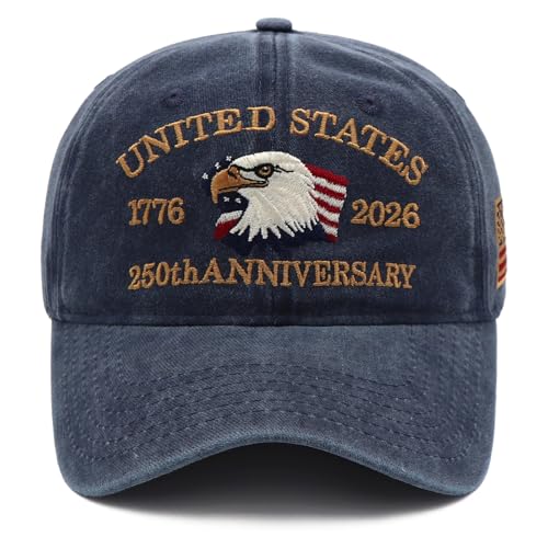 250 Anniversary USA Hat,United States 250th Anniversary Cap,1776-2026 Baseball Cap of Patriotic Hats...