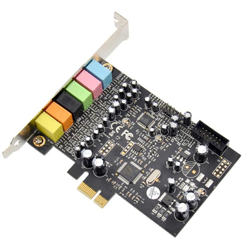 Pcie 7.1CH Sound Card Stereo Surround Sound PCI-E Built-in 7.1 Channel Audio System CM8828