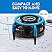Dri-Eaz Dri-Pod Pro Omnidirectional Floor and Carpet Dryer, Ventilating Floor Dryer for Boats, RVs and Residential Use
