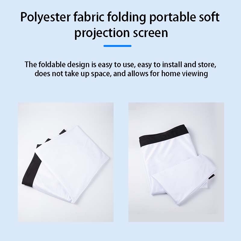 Pantalla portátil plegable para proyección 72 pulgadas miniatura 5