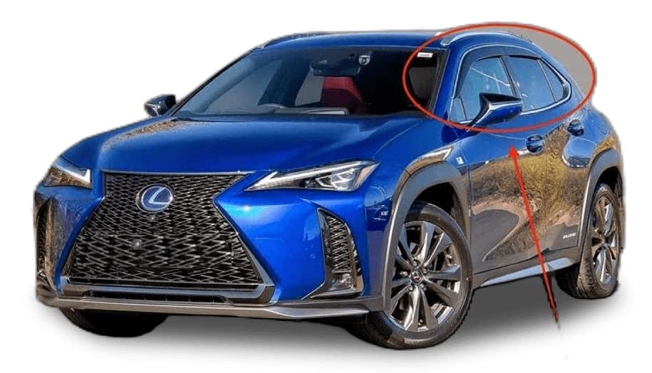 Buy AC WOW 4x Wind Deflectors Compatible with Lexus UX UX250h UX200