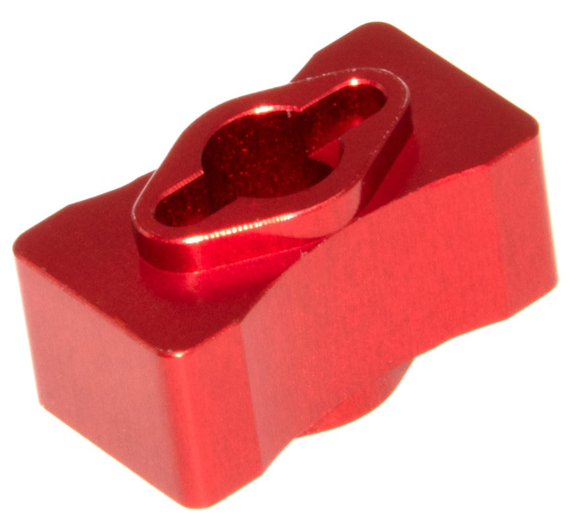 Differential Lock Spool Compatible with LOSI 22 Drag Upgrade Rc Car Aluminum Alloy Diff Locker Part Replace(Red)