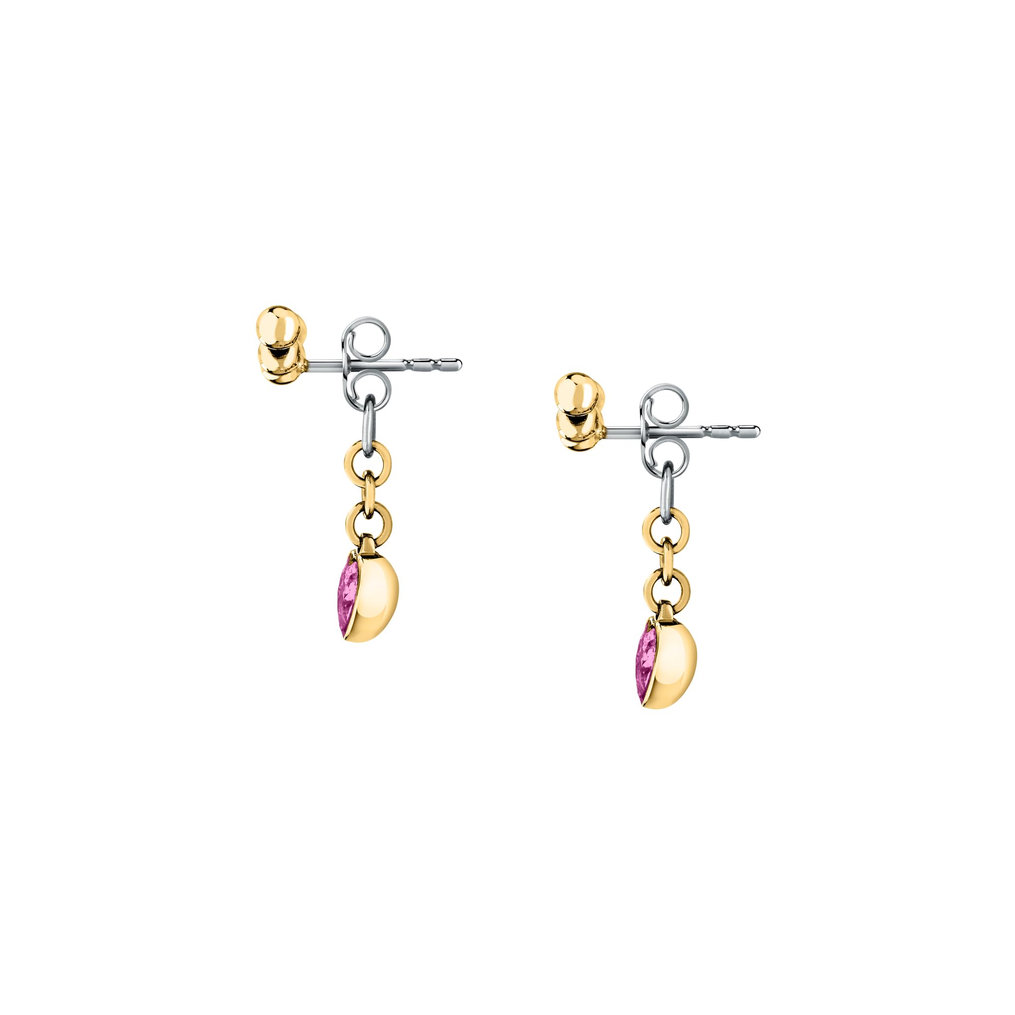 Morellato Orecchini Donna in Acciaio con Cuore, Collezione TALISMANI Emily in Paris, Idee Regalo Fidanzata