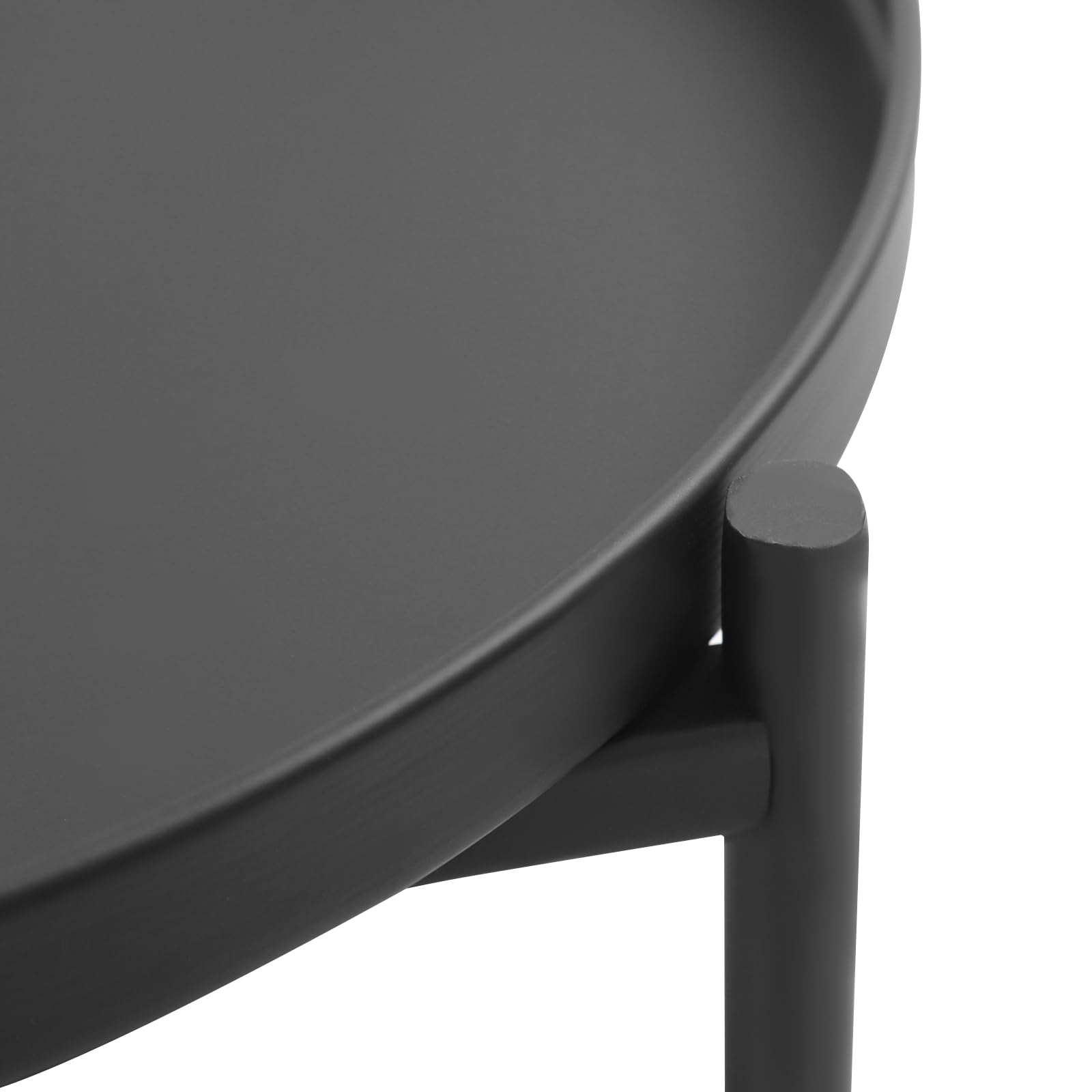 3-poziomowy wózek na kółkach – metalowy wózek kuchenny na kółkach do napojów i przechowywania, elegancki, okrągły design do kuchni, salonu i domowego baru