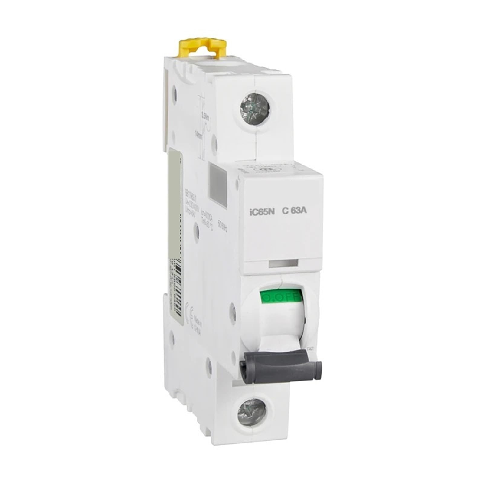Disjoncteur Miniature Acti 9 iC65N Courbe C 6A 10A 16A 20A 25A 32A 40A iC65N Interrupteur à air MCB(10A)