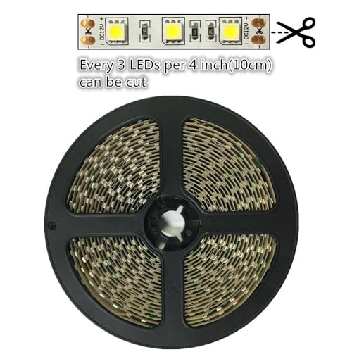Tira de LED rojo profundo 660-670nm SMD5050 5M flexible miniatura 5