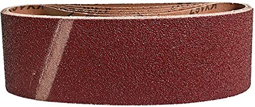 10 Stück Gewebe-Schleifbänder 75 x 457 - für Bandschleifer | Korn 80 | Schleifpapier | Schleifbänder Cover