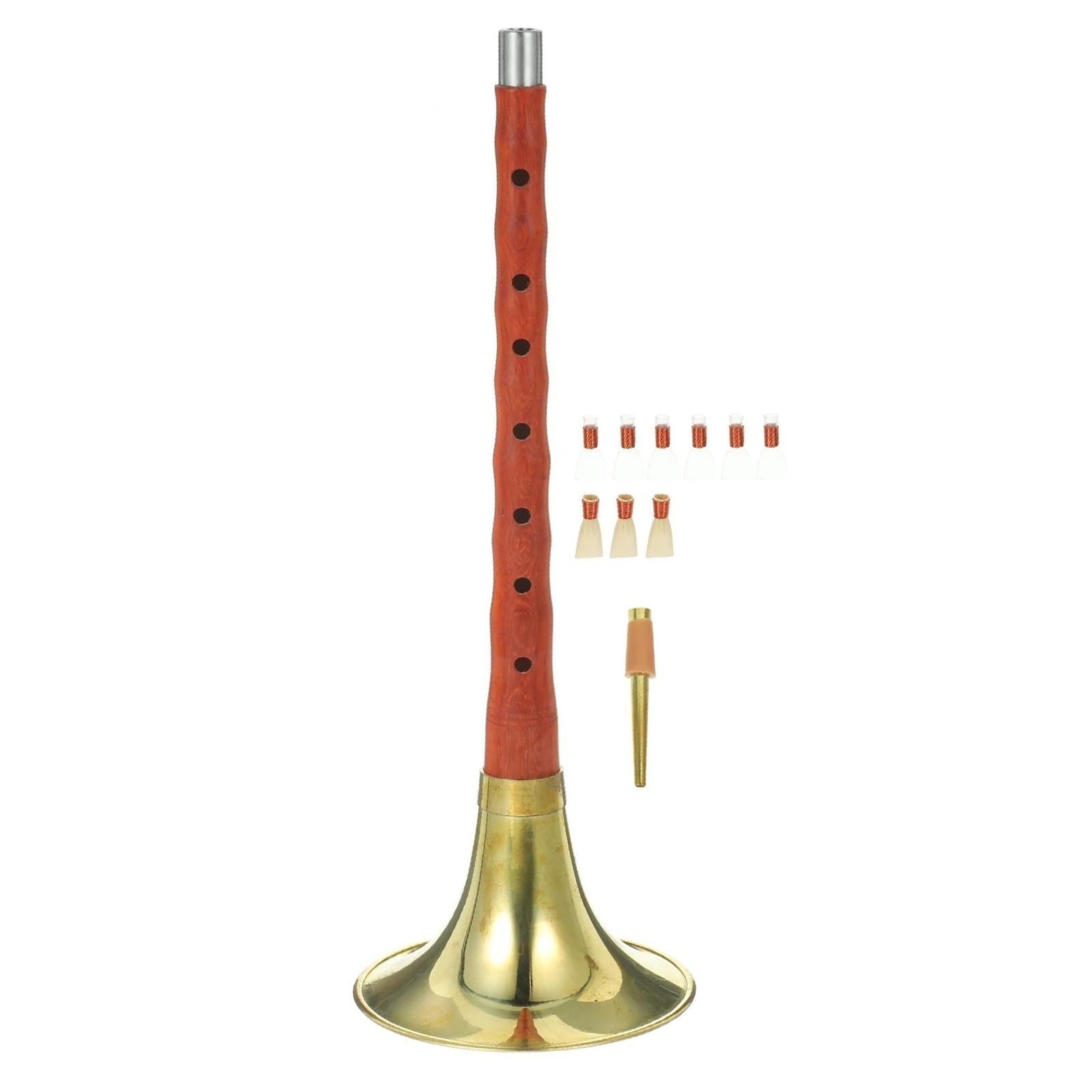Suona Instrument Chinese Instrument Practical D Key Suona Rosewood Suona Ethnic Wind Musical Instrument