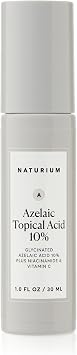 Naturium  cido t pico azelaico 10%, adem s de niacinamida y vitamina C, tratamiento de cuidado facial y piel, removedor de manchas oscuras, 1 onza