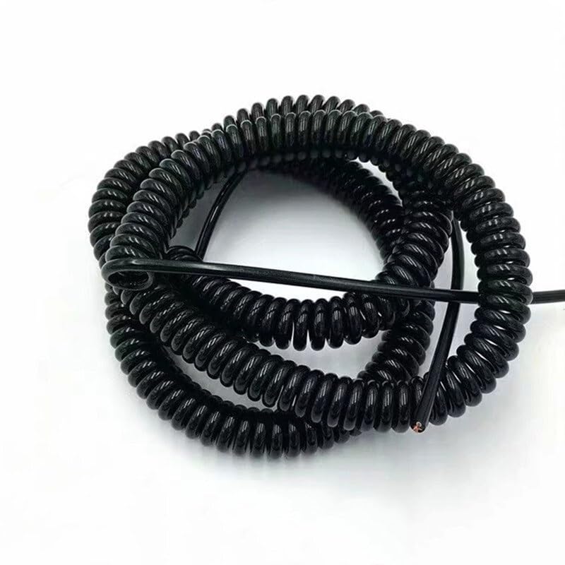 Câble blindé à ressort en polyuréthane 9 10 1214 17 21 20 25 conducteurs 28 24 22 AWG traction 1 2 3 4 5 6 7 8 9 10 11 12 m Fil extensible en spirale ( extensible 11 m, 9 noyaux 24 AWG mat Câble blindé à ressort en polyuréthane 9 10 1214 17 21 20 25 conducteurs 28 24 22 AWG traction 1 2 3 4 5 6 7 8 9 10 11 12 m Fil extensible en spirale ( extensible 11 m, 9 noyaux 24 AWG mat
