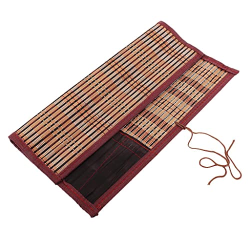Yunhgft Estojo Porta-pincéis de Bambu Tradicional Chinês para Escrita, Ferramenta de Ferramenta, # 2