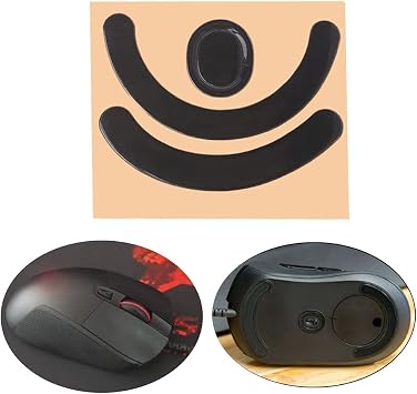 زلاجات الماوس أقدام الماوس لـ G403 G603 G703 Mouse Glides Black 1 مجموعة استبدال أقدام الماوس