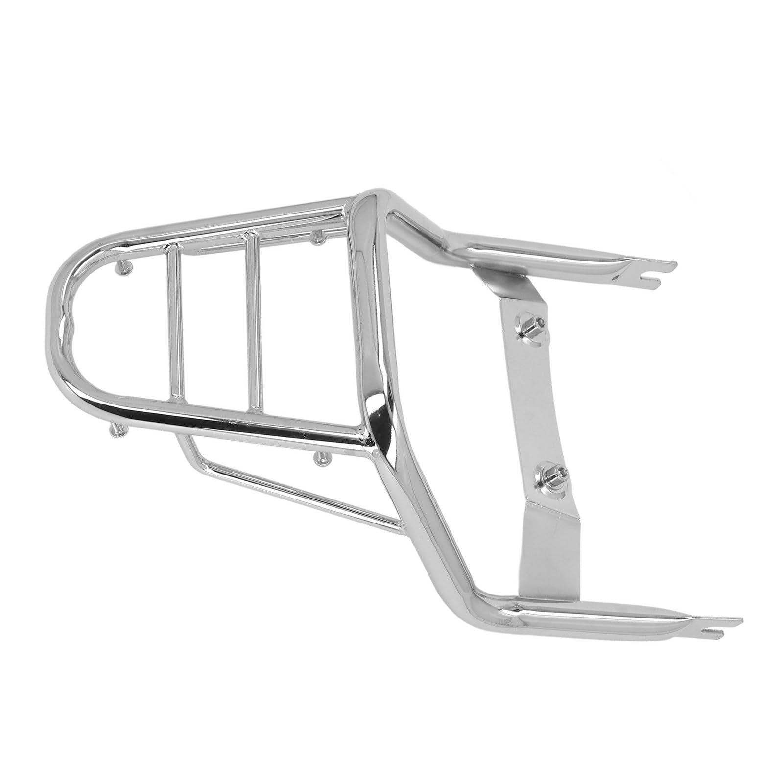 Yosoo Health Gear Portaequipajes Trasero, Portaequipajes Cromado de Acero Al Carbono para Monkey 125 2018 2022, Estante de Almacenamiento Duradero con Pasamanos para Motocicletas