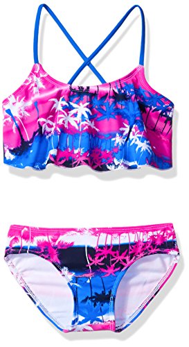 Image of Kanu Surf Girls' Alania Flounce Bikini Beach Sport 2 Piece Swimsuit