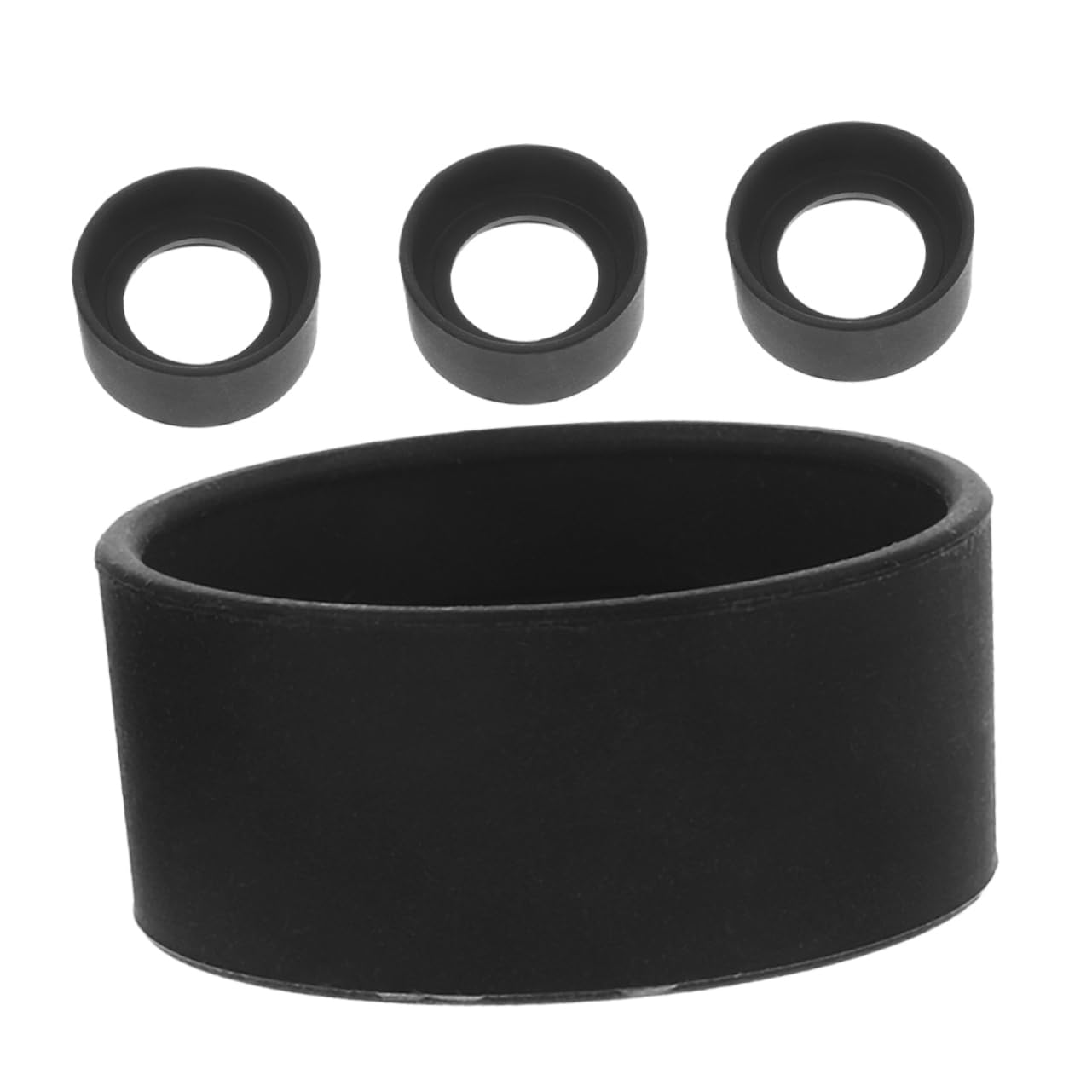 HONMEET Microscope Eyepiece Guards 4 Pack Rubber Eyepiece Protectors Reusable Cover