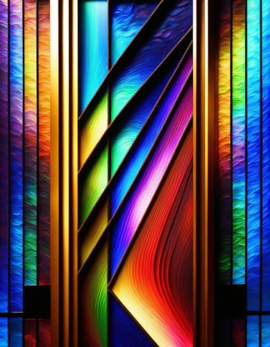 Poster sur toile premium SERENDIPITP 58 x 90 cm finition effet verre luxueuse