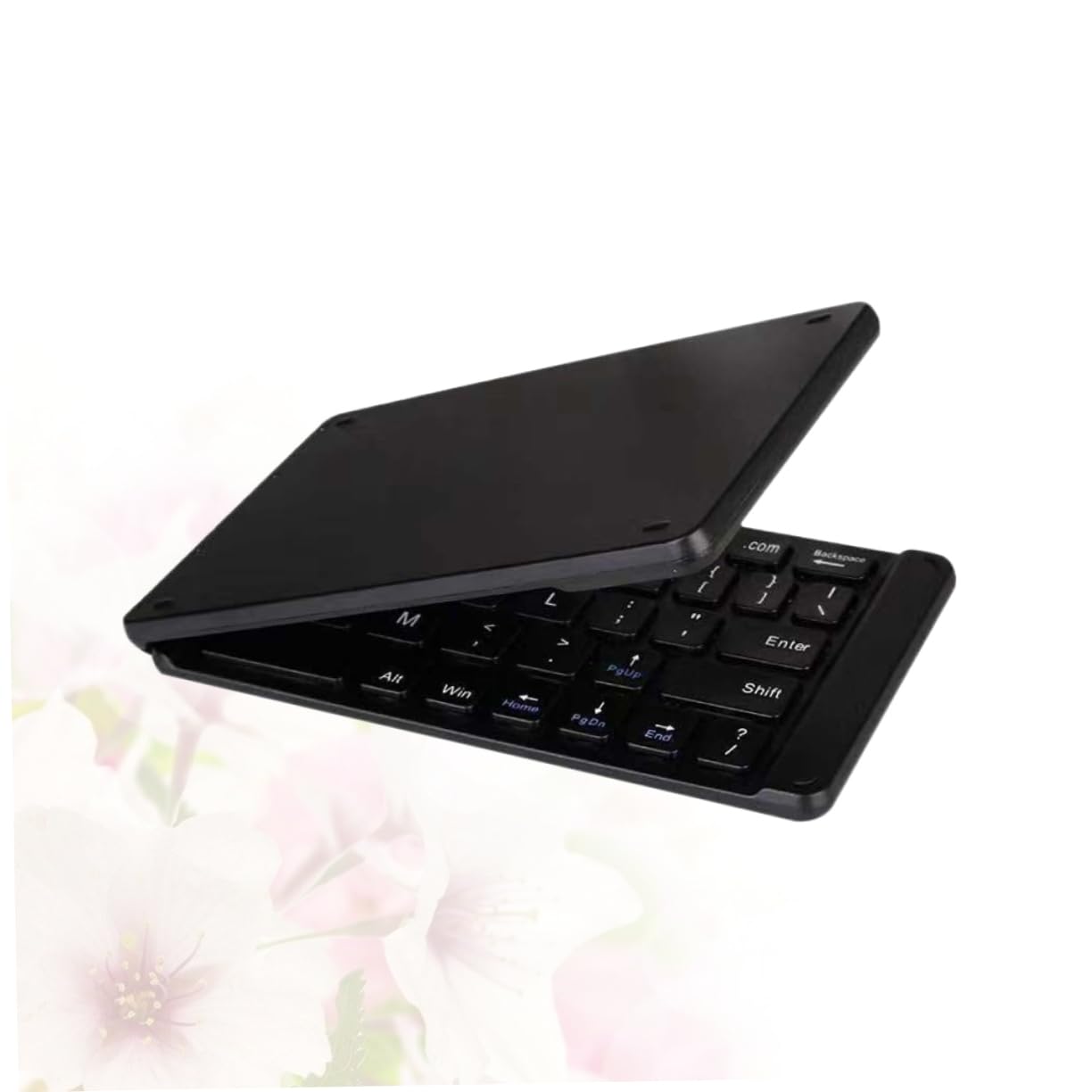HOMSFOU Tastiera Wireless per Tablet Mini Tastiera Pieghevole a Connessione Radio per Computer Abs Tasti
