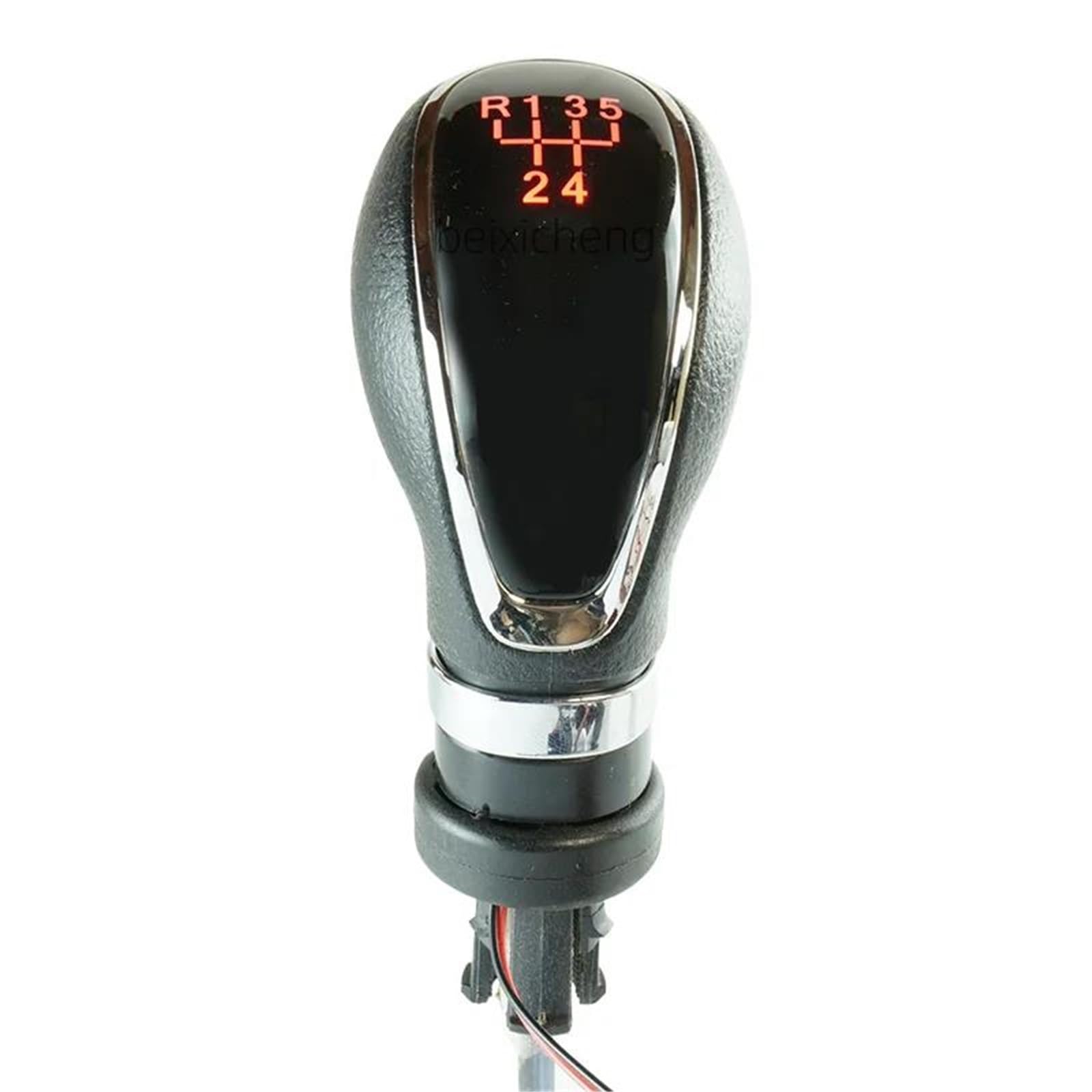 Sunbangoz Red For Opel 2009-2014 5 6 Speed Gear Shift Knob Manual Shifter Lever(,5 Speed)