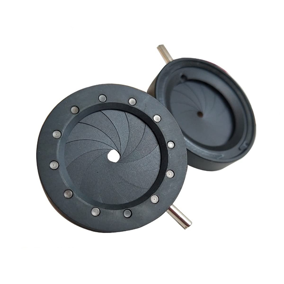 ZTBH Kit de Accesorios para microscopios 1 PCS 1.2-18mm Microscopio de cámara Digital, Condensador Zoom óptico Portaobjetos de microscopio