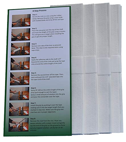Brampton Golf Grip Tape Strips for Golf Club Regripping, 60 Pack