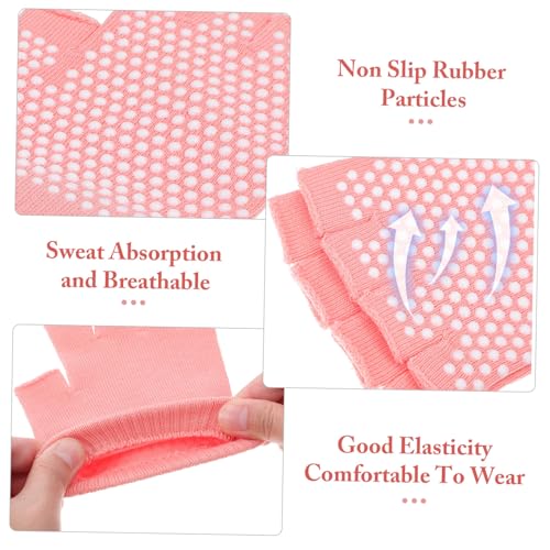 Guantes antideslizantes para entrenamiento y yoga mujer de 4 pares PRETYZOOM 7