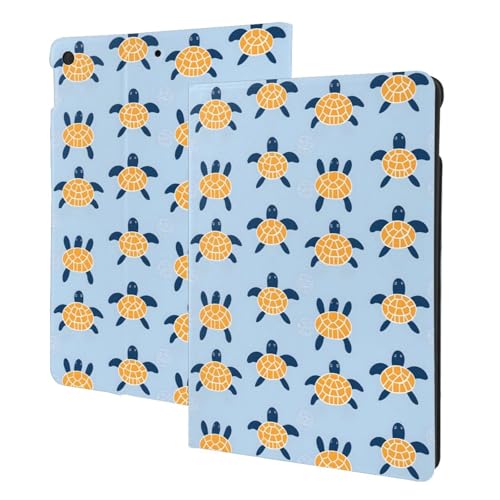 Housse iPad 9e génération tortue antichoc pour éviter les rayures avec son support multi-angle