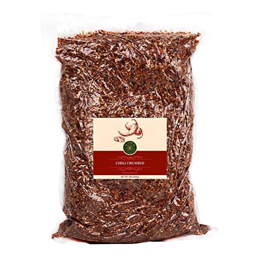 US-FARMERS Natural Premium Quality Chili Crushed Red Pepper (5lb)