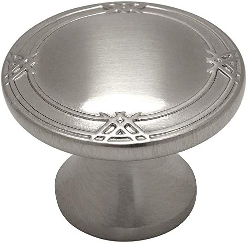 25 Pack - Cosmas 9462SN Satin Nickel Cabinet Hardware Round Knob - 1-5/16" Diameter