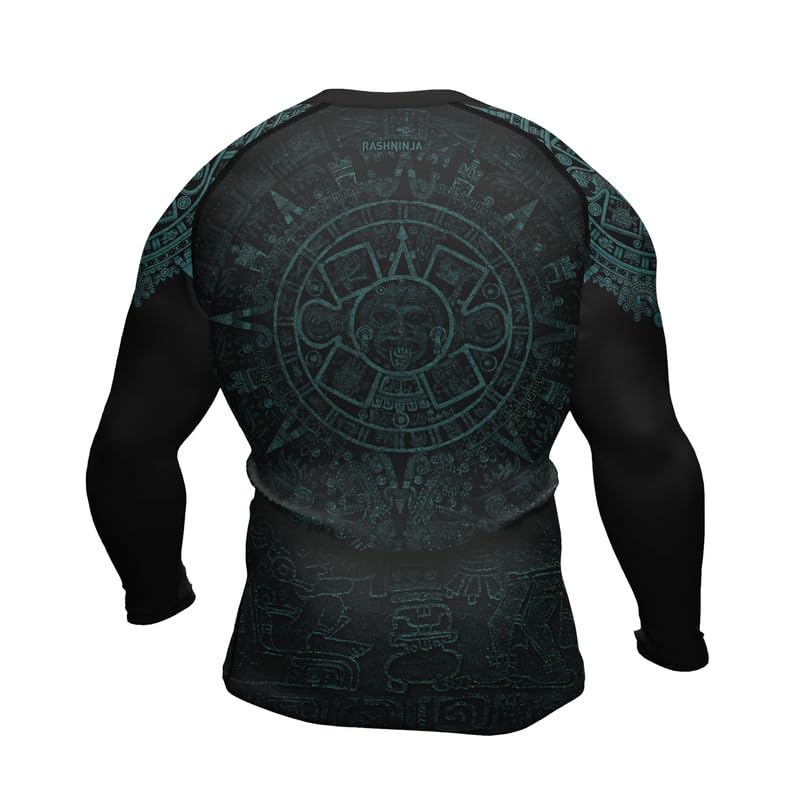 Aztec Compression Long Sleeve Shirt Men's MMA Rash Guard BJJ Grappling Jiu Jitsu Gifts for Men3