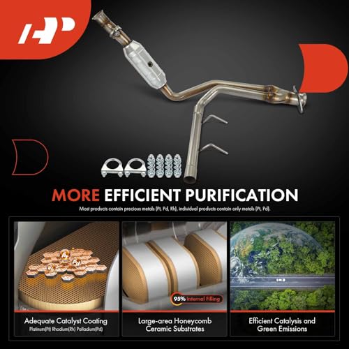 A-Premium Right Catalytic Converter Kit Direct-Fit Compatible with Ford F-150 F150 2011 2012 2013 2014 3.7L, EPA Compliant by A-premium - Image 6