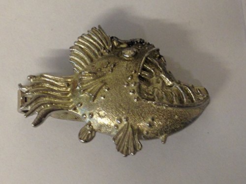 Preisvergleich Produktbild Giftsforall GT79 Krawattennadel aus feinem englischen modernen Zinn, Anglerfisch