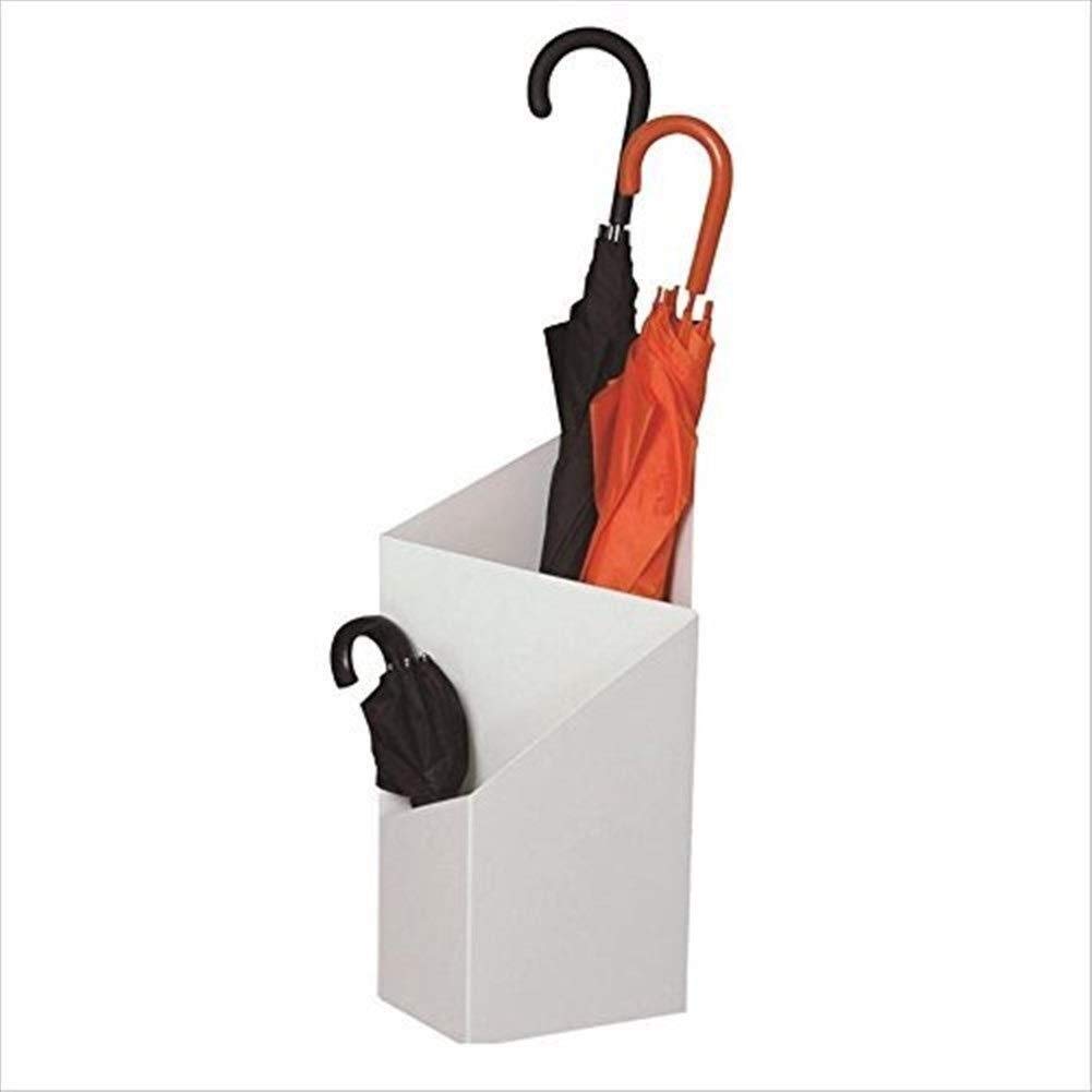 Porte-parapluies blanc bac de rangement pour canne et bâton de marche