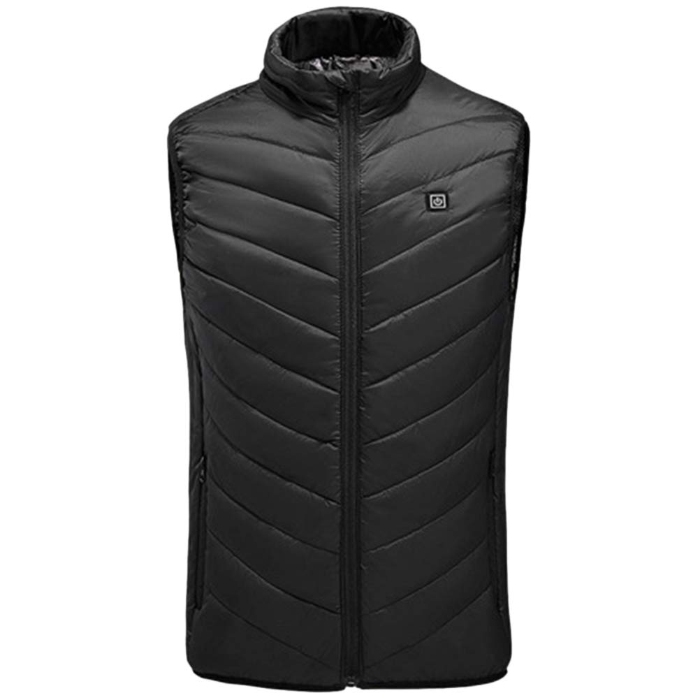 Gilet riscaldato, Giacca riscaldante elettrica USB con impostazioni di Calore a 3 Livelli per Uomo Donna, Gilet Invernale per Caccia, all'aperto, Campeggio