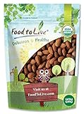 Food to Live Organic Dry Roasted Almonds, 1.5 Pounds – Non-GMO, Unsalted, Vegan, Keto, Paleo, Kosher, Bulk, High in Protein, Dietary Fiber, Vitamin E, Copper, Manganese, Magnesium, and Riboflavin.