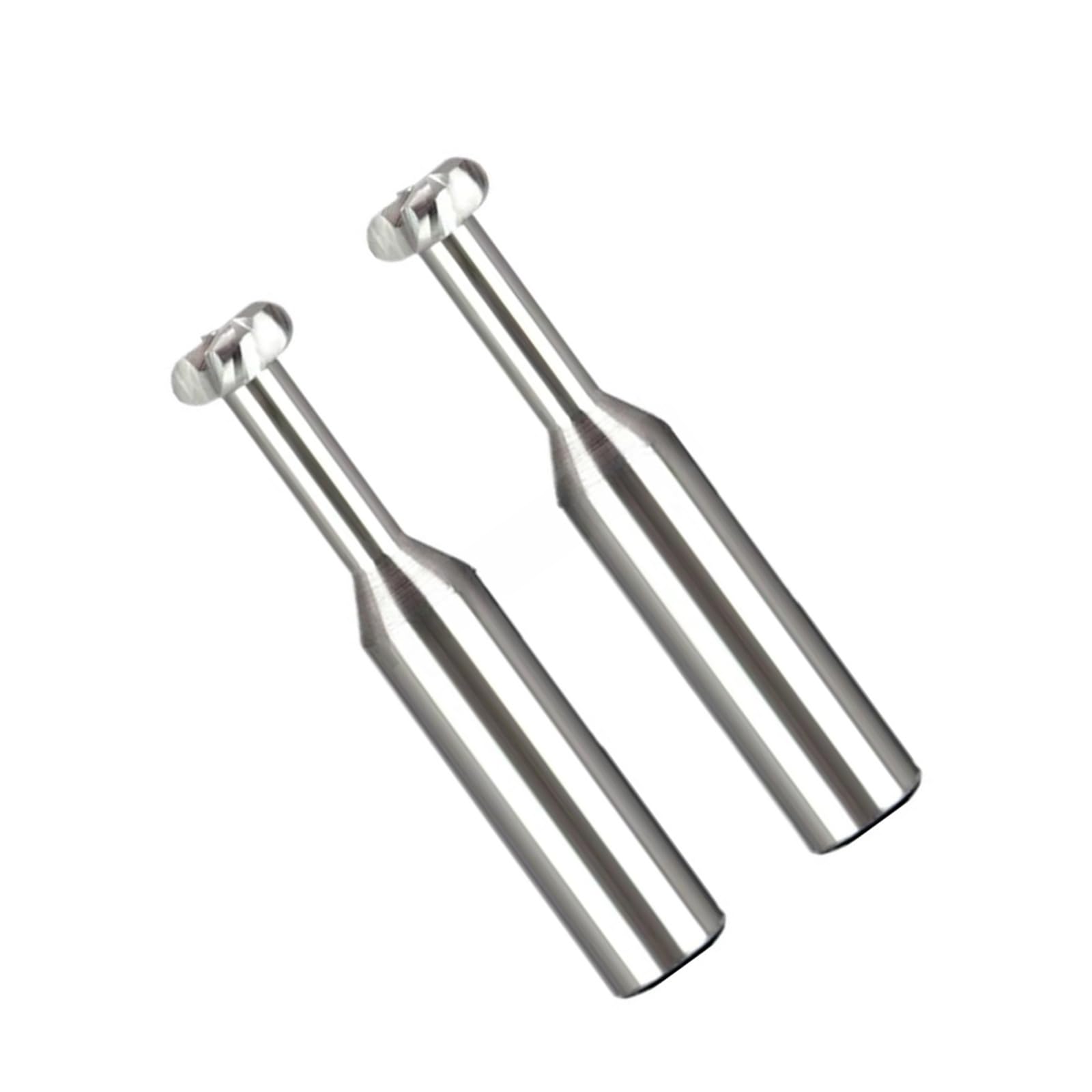 Qcknkmgg One Color T-Slot Cutter Router Bit, Carbide T-Slot T Type Radius Corner End Mill D6-D16 R0.5-R5(D12xr1x2hx60l)
