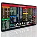 Zoolyx Keyboard Shortcuts Desk Mat 35.4"x15.7" Excel Cheat Sheet Mouse Pad