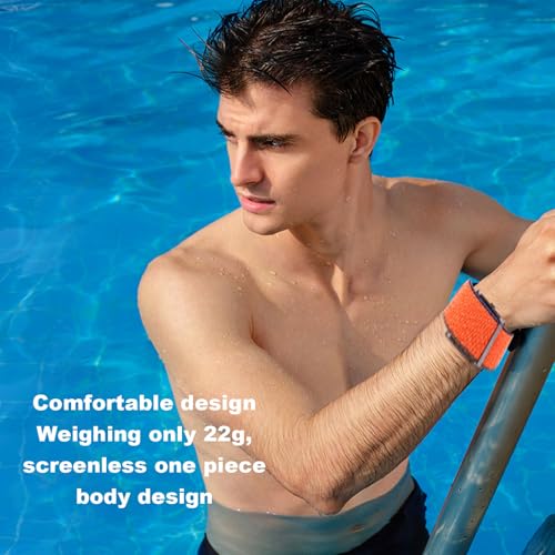 ASHATA Smart Armband, 10 M Wasserdichtheit, 127 Sportmodi Wearable Aktivit&auml;t mit Schritt Counter Herzfrequenz Schlaf -Tracker, Fitness -Tracker -App f&uuml;r Frauen M&auml;nner Kinder (ORANGE)
