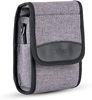 KIWIFOTOS Camera Bag,Small Camera Bag with Carabiner and A Shoulder Strap,Shoulder Camera Bag Compatible with Sony Rx100/Canon G7x/Panasonic Ts30/Fujifilm Xf10 Series Camera5.1 X 3.1 X 2.0 Inch