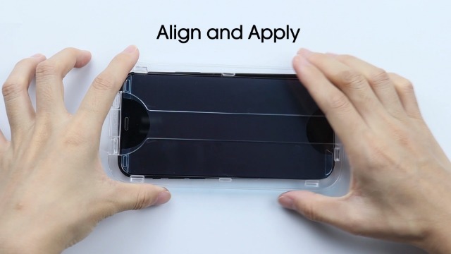 iPhone12プロ Amazon.com: amFilm OneTouch Glass Screen Protector for