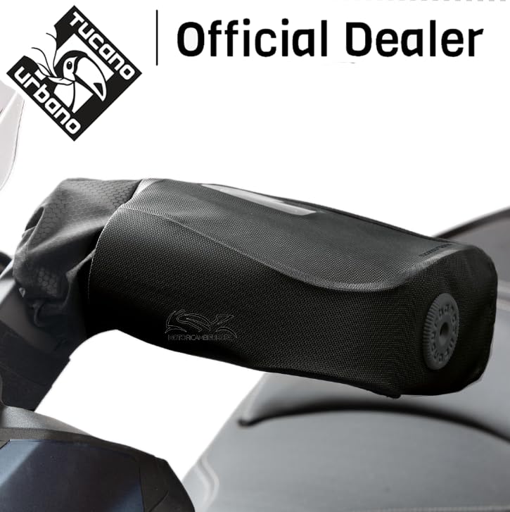 COPRIMANOPOLE COPERTURE MANOPOLE TUCANO TARP NERO MANUBRI MOTO SCOOTER SENZA SPECCHI SPECCHIETTI UNIVERSALI