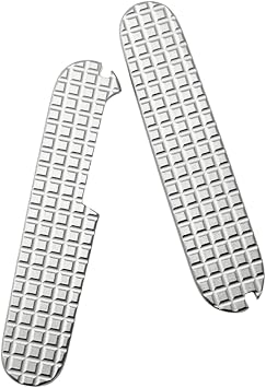 1 Pair Titanium Alloy Handle Scales Handles Patch DIY Tool Replacement Grips Fit for 91mm Victorinox Swiss Army knife C
