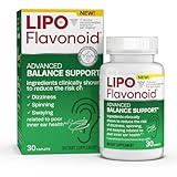 Lipo-Flavonoid Balance Support, Helps Reduce The Risk of Vertigo Like Symptoms, Dizziness, Spinning and Swaying Related to Poor Inner Ear Health (30ct)