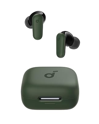 soundcore P30i da Anker, ANC Fone de Ouvido Bluetooth 5.4 Sem Fio, TWS | 45H, com Cancelamento de Ruído Adaptativo, Graves Poderosos, Estojo 2-em-1 com Suporte para Celular, IP54, Fone Gamer TWS