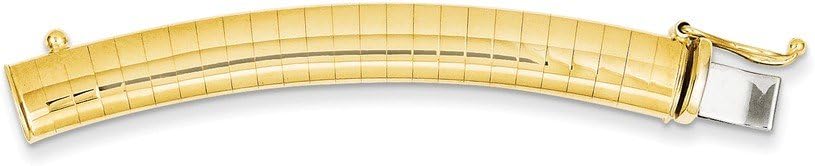 Sonia Jewels 14k Yellow Gold 8mm Omega Extender for Necklace 2"