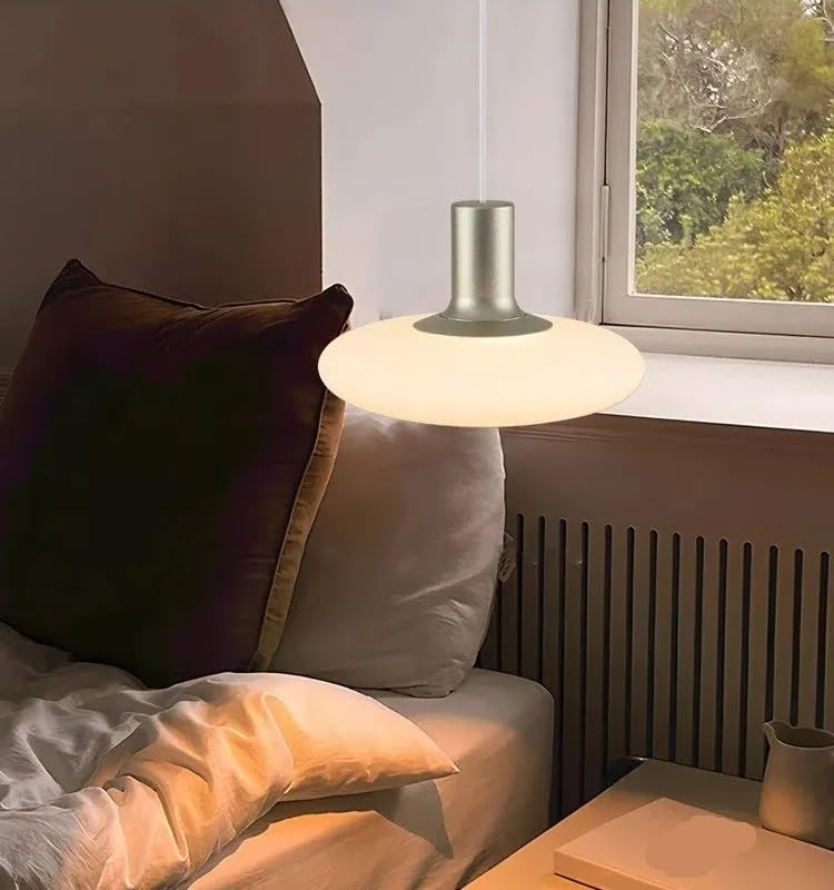 Lampe LED suspendue nordique de 28cm pour créer un coin lecture cosy dans le salon