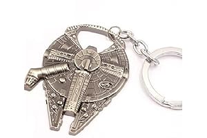 Millennium Falcon Metal Alloy Star Wars Bottle Opener & Keychain Set